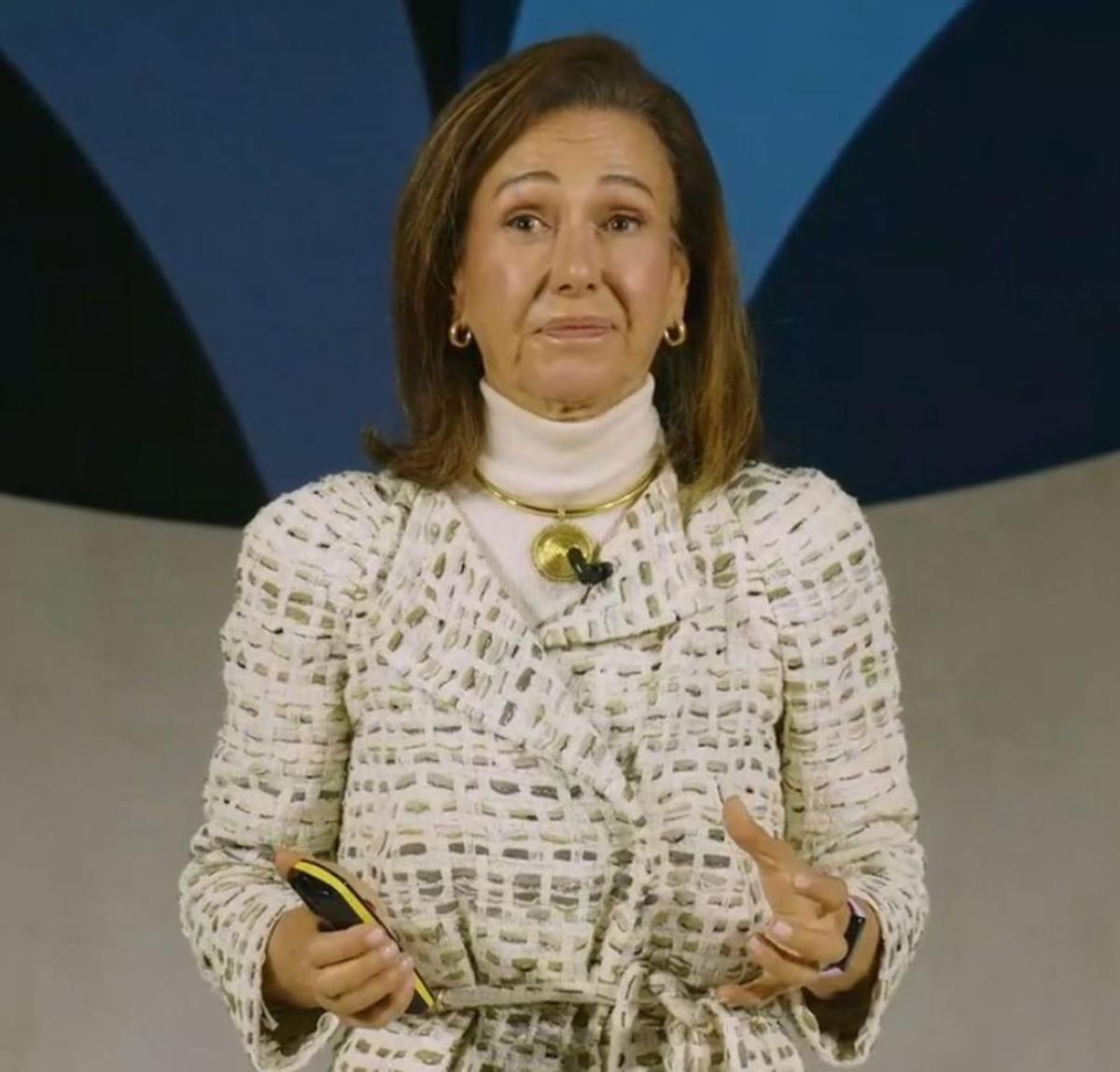 La presidenta del Banco Santander, Ana Botín. | EUROPA PRESS
