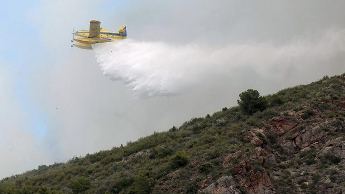 Extinguido el incendio de Vall d'Uixó