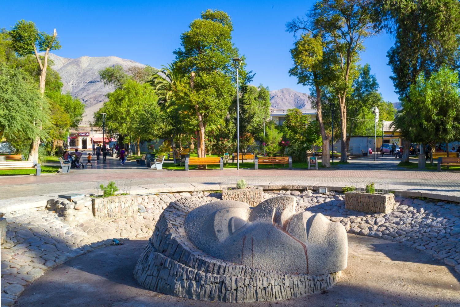 Centro histórico de Vicuña.