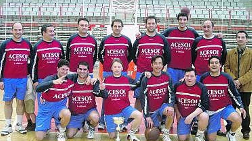 El Acesol de Mieres, campeón del Maxibasket 2009-2010.