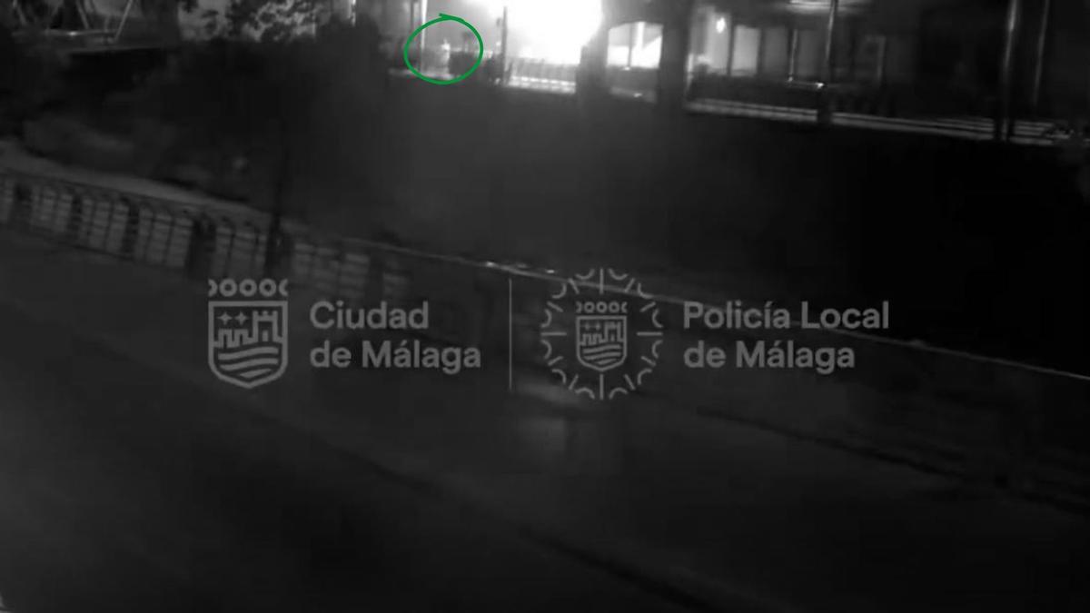 Imágenes de las cámaras de seguridad del Pasillo de Santa Isabel