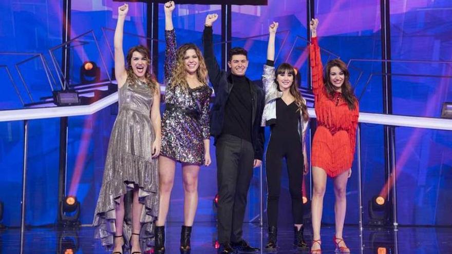 Los cinco concursantes que optan a la victoria en la gran final