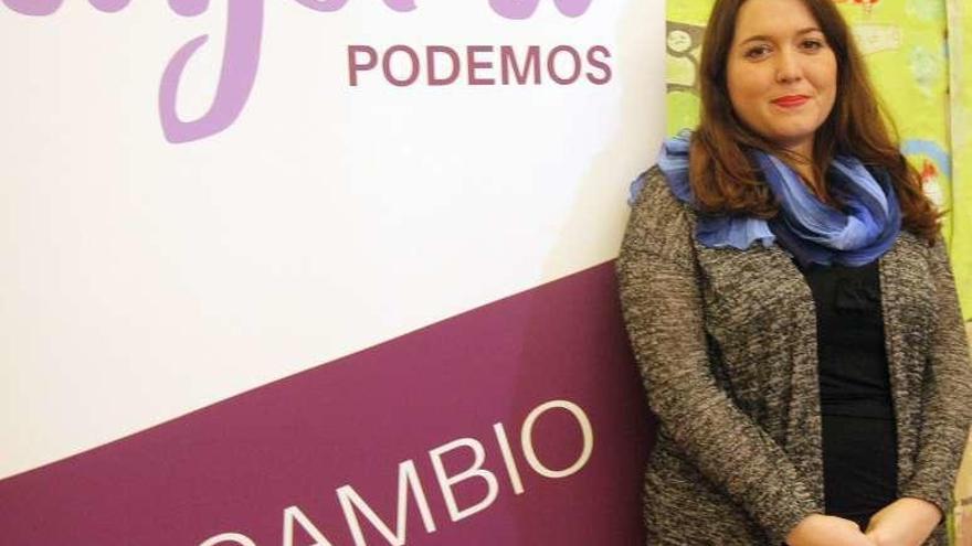 La diputada en el Congreso Ángela Rodríguez.