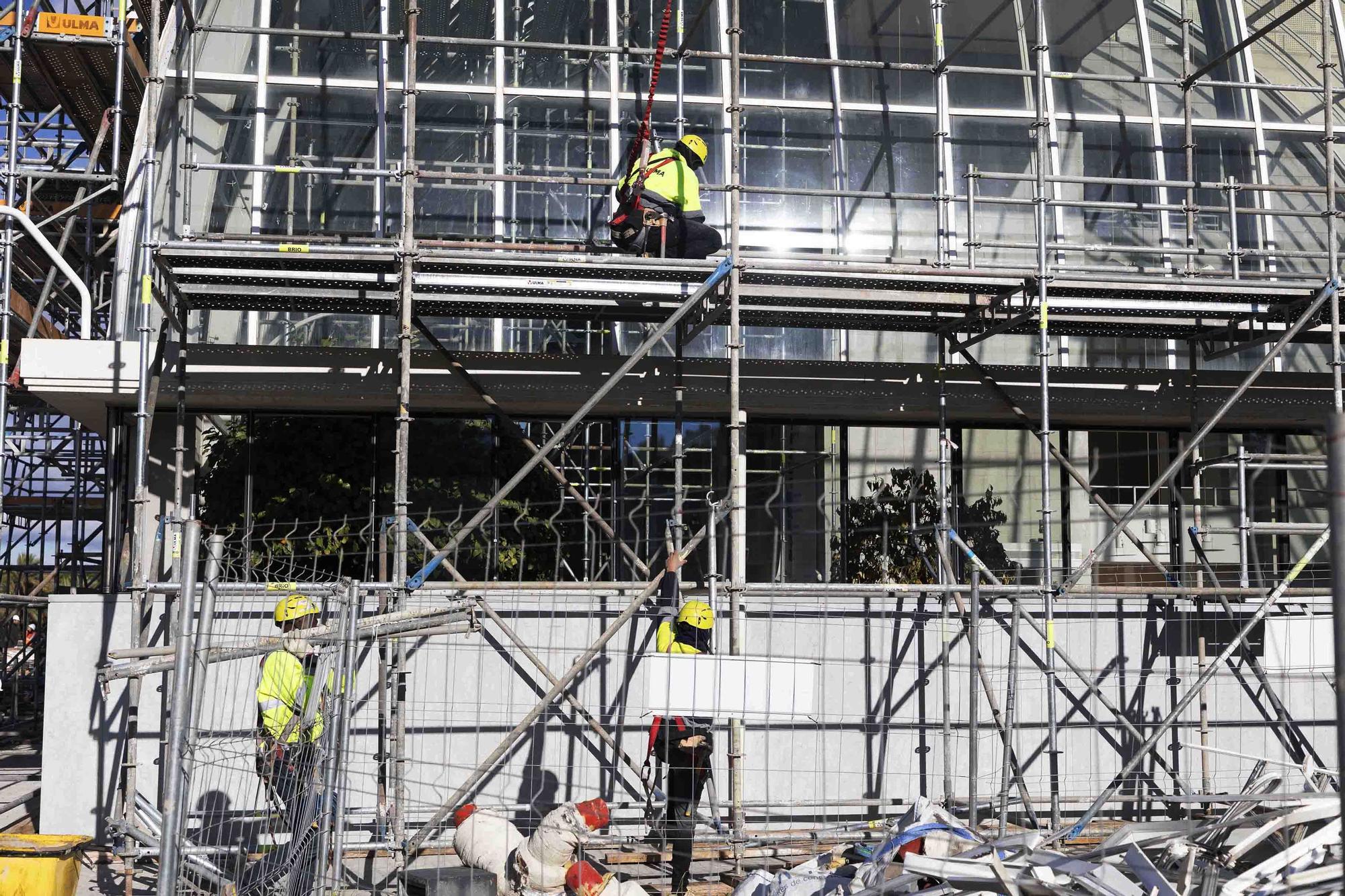 Obras de rehabilitación del Palau de la Música