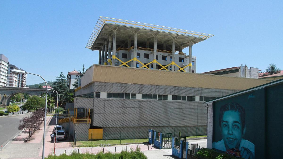 Vista de la comisaría provincial de la Policía Nacional en Ourense.
