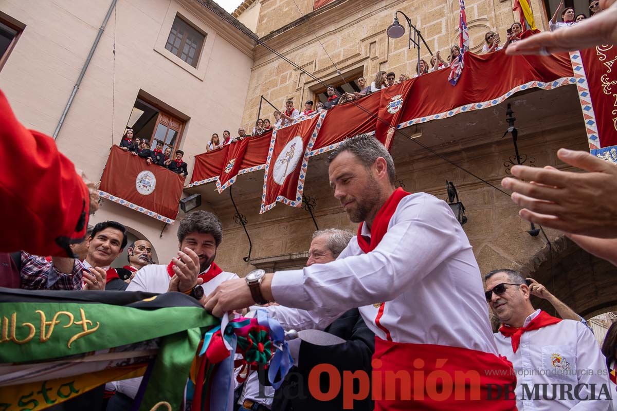 Moros y Cristianos en la mañana del día dos en Caravaca