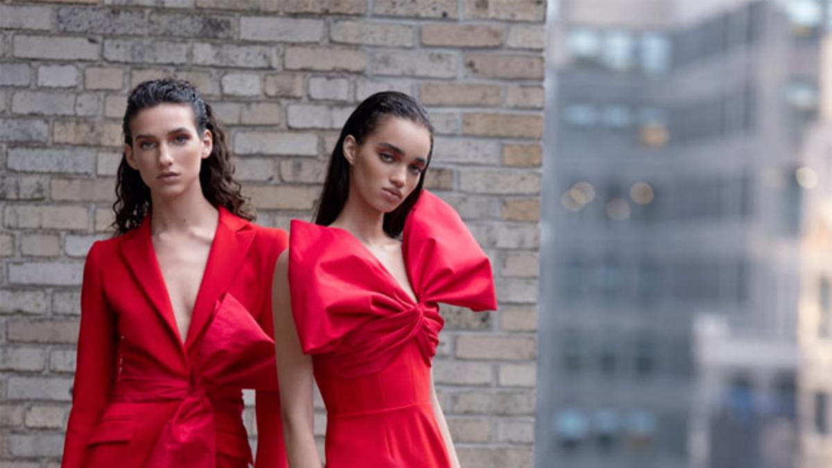 Lazos en la colección Pre-Fall 2020 de Prabal Gurung