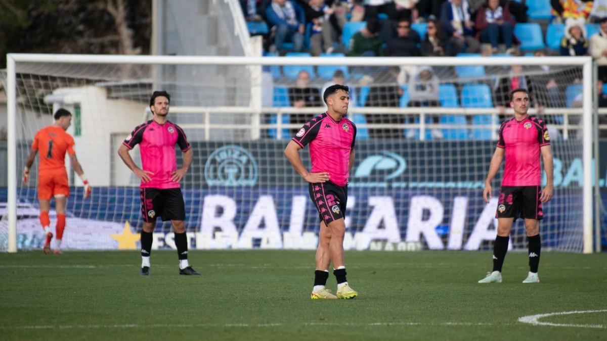 Desolación en los jugadores del Sabadell