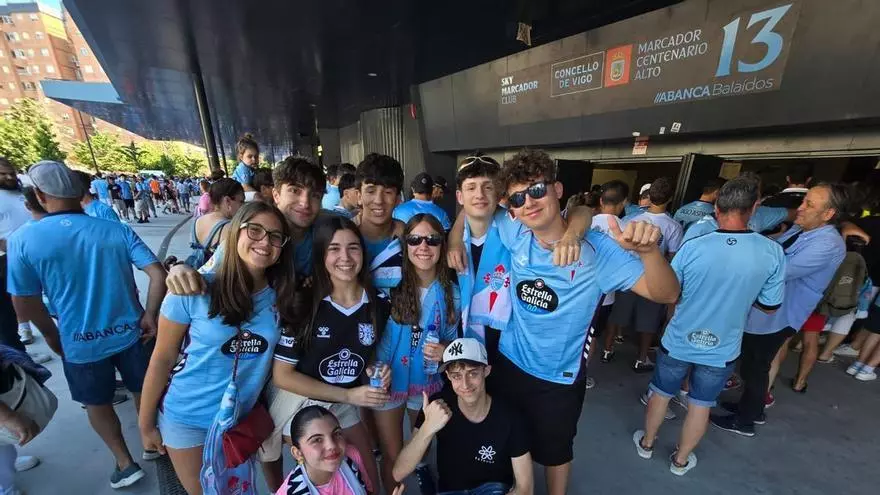 Ambiente de 'Primera' para la final de ascenso a Segunda en el Celta Fortuna-Ponferradina