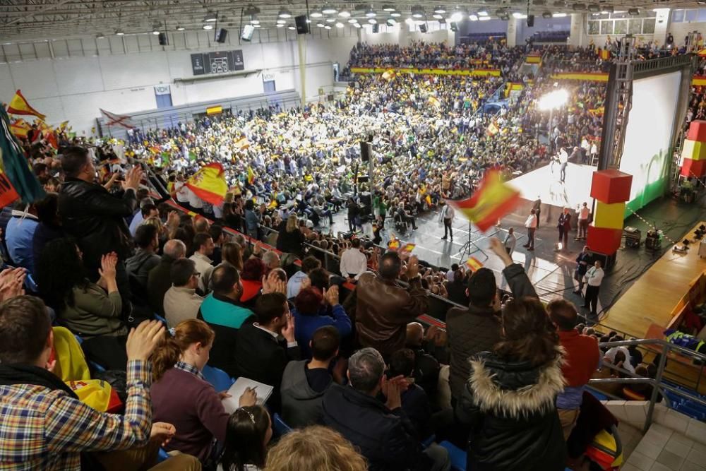 Acto de campaña de Vox en Murcia