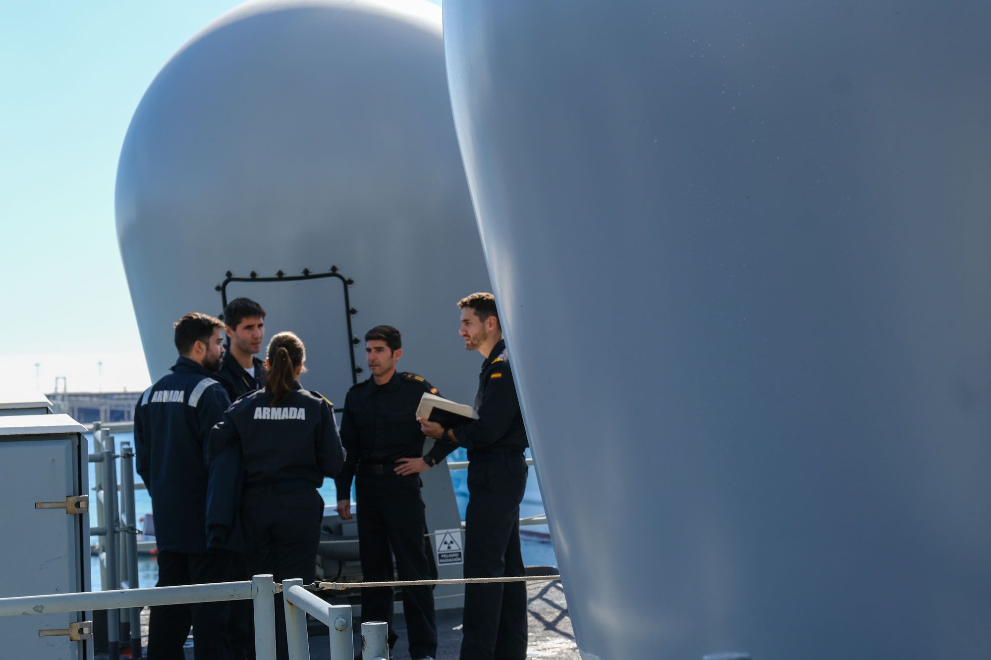 La fragata Santa María, en el puerto de Málaga.