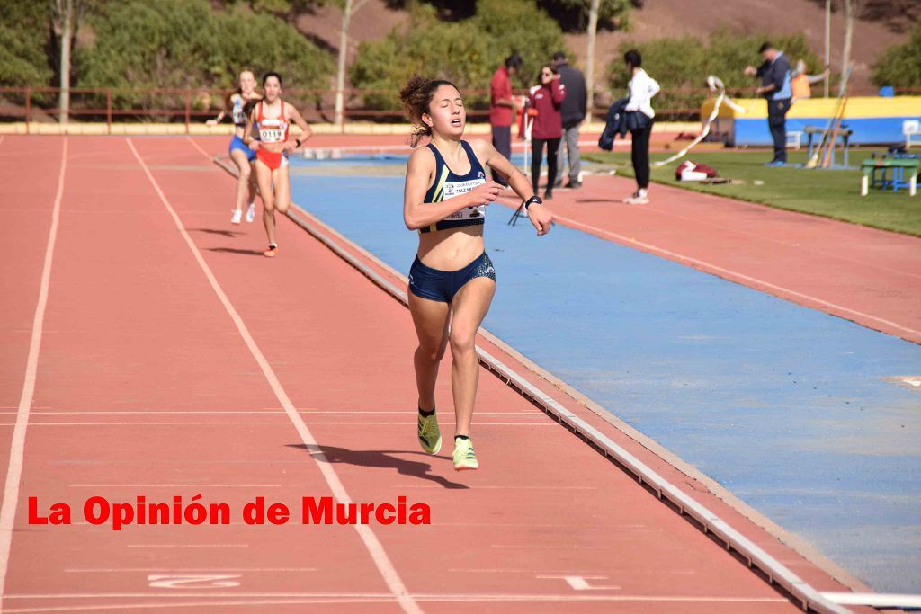 Regional absoluto y sub-23 de atletismo en Lorca