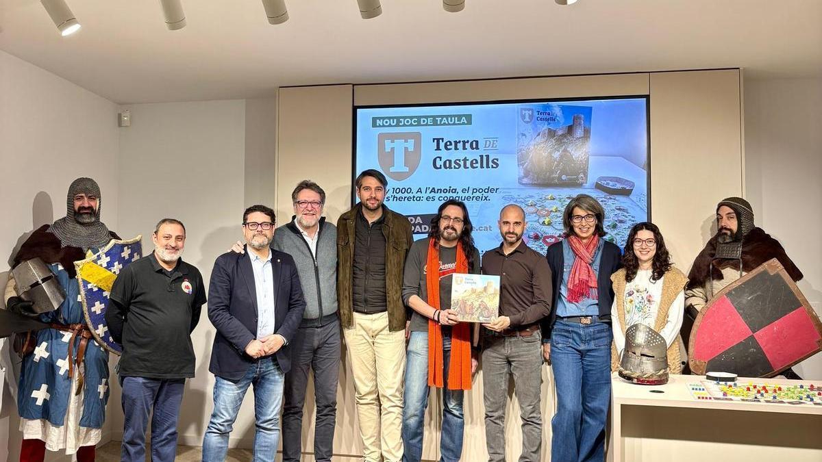 Presentacií del nou joc dels castells de l'Anoia