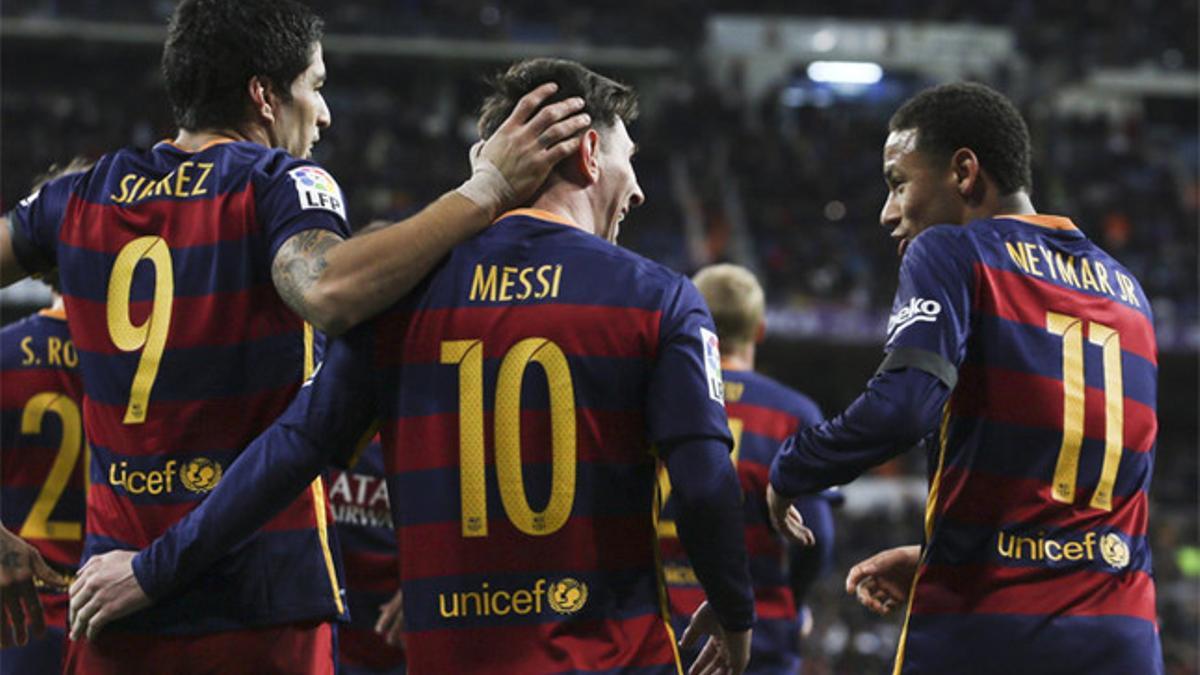La producción goleadora del FC Barcelona aumenta cuando se junta el tridente sobre el césped
