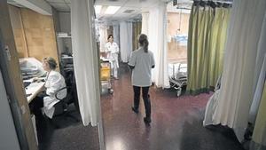 Servicio de urgencias del Hospital Clínic de Barcelona.