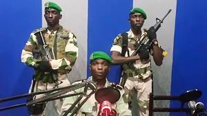 Militares se hacen con el control de la televisión estatal de Gabón.