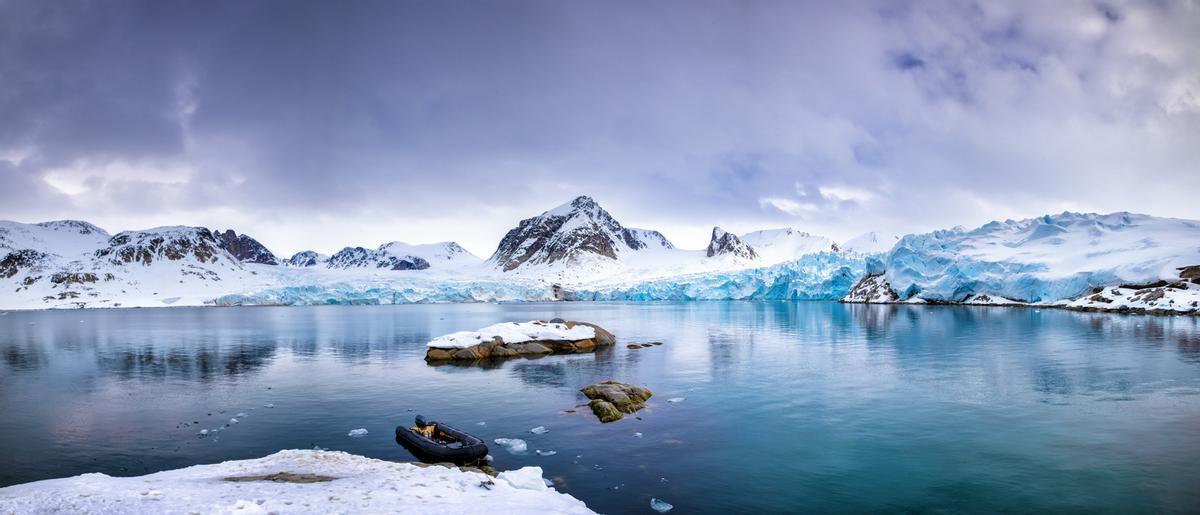 Glaciar Smeerenburg, Svalbard