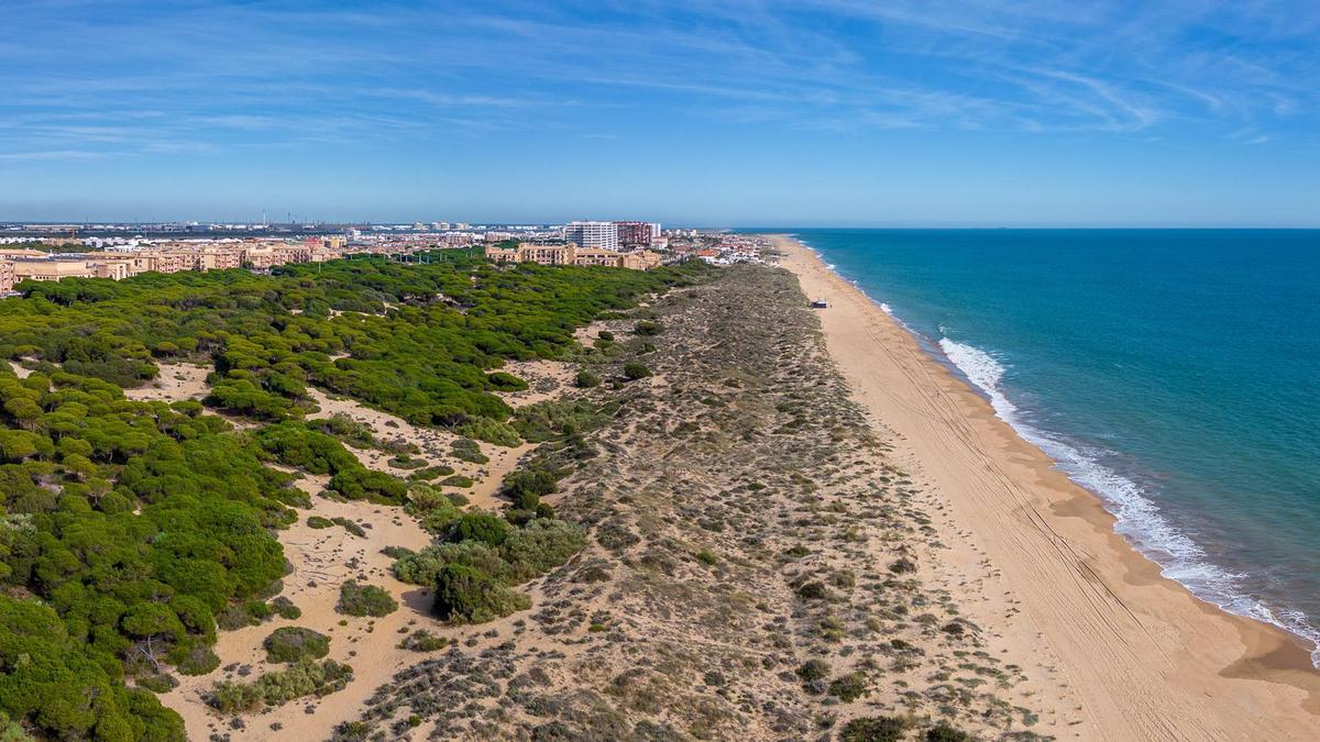 Imagen de la paya de Punta Umbría, en Huelva.