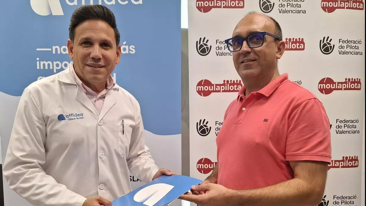 Affidea Clínica Tecma serà centre mèdic de referència de la Federació de Pilota Valenciana