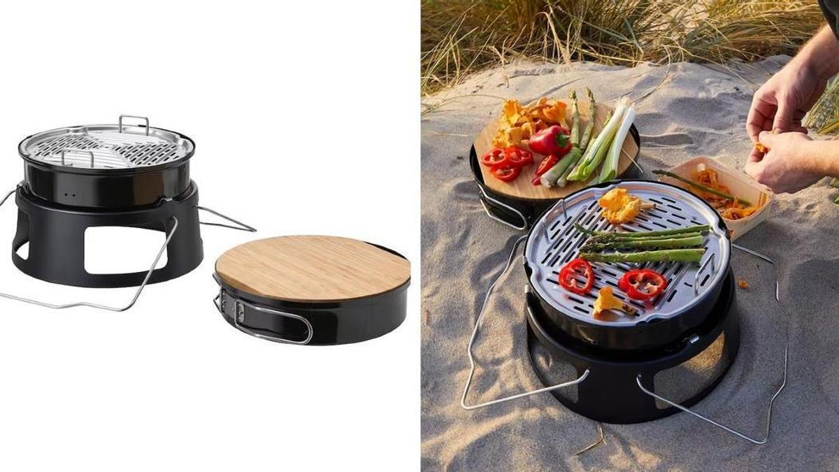 BARBACOA GAS Y CARBON | Ikea tiene la barbacoa portátil perfecta: de  carbón, plegable y por menos de 50 euros