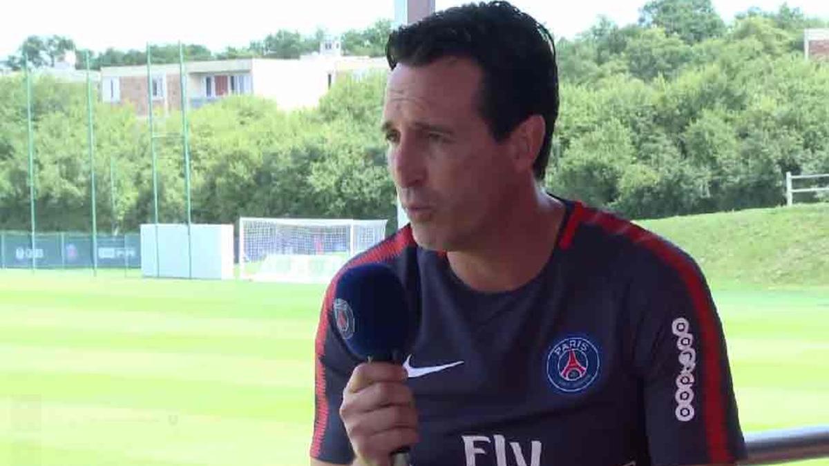 Emery ha hablado paar los medios oficiales del PSG