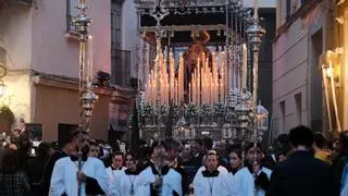 Dolores de San Juan: Una estación de penitencia truncada por la lluvia