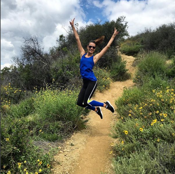 Alessandra Ambrosio, fiel al running