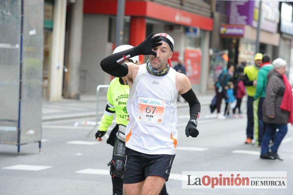 Murcia Maratón y 10 k. Paso por la Gran Vía