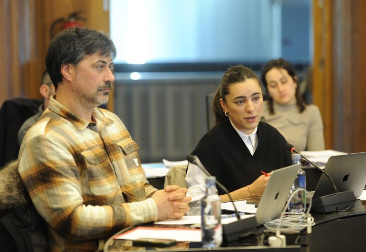 Álvarez y Forno, en un pleno. | Bernabé/Javier Lalín