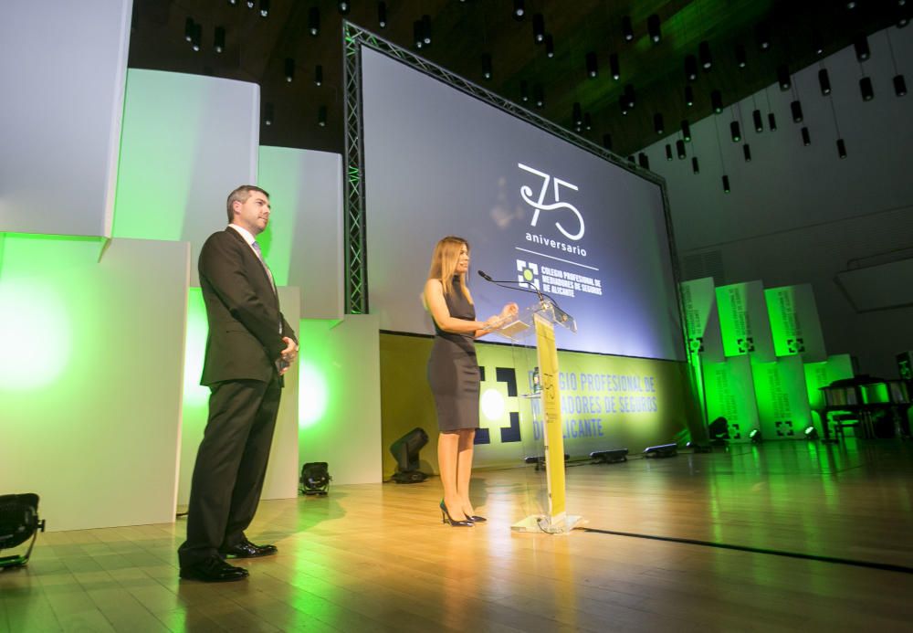 El Colegio de Mediadores de Alicante celebra sus 75 años de historia