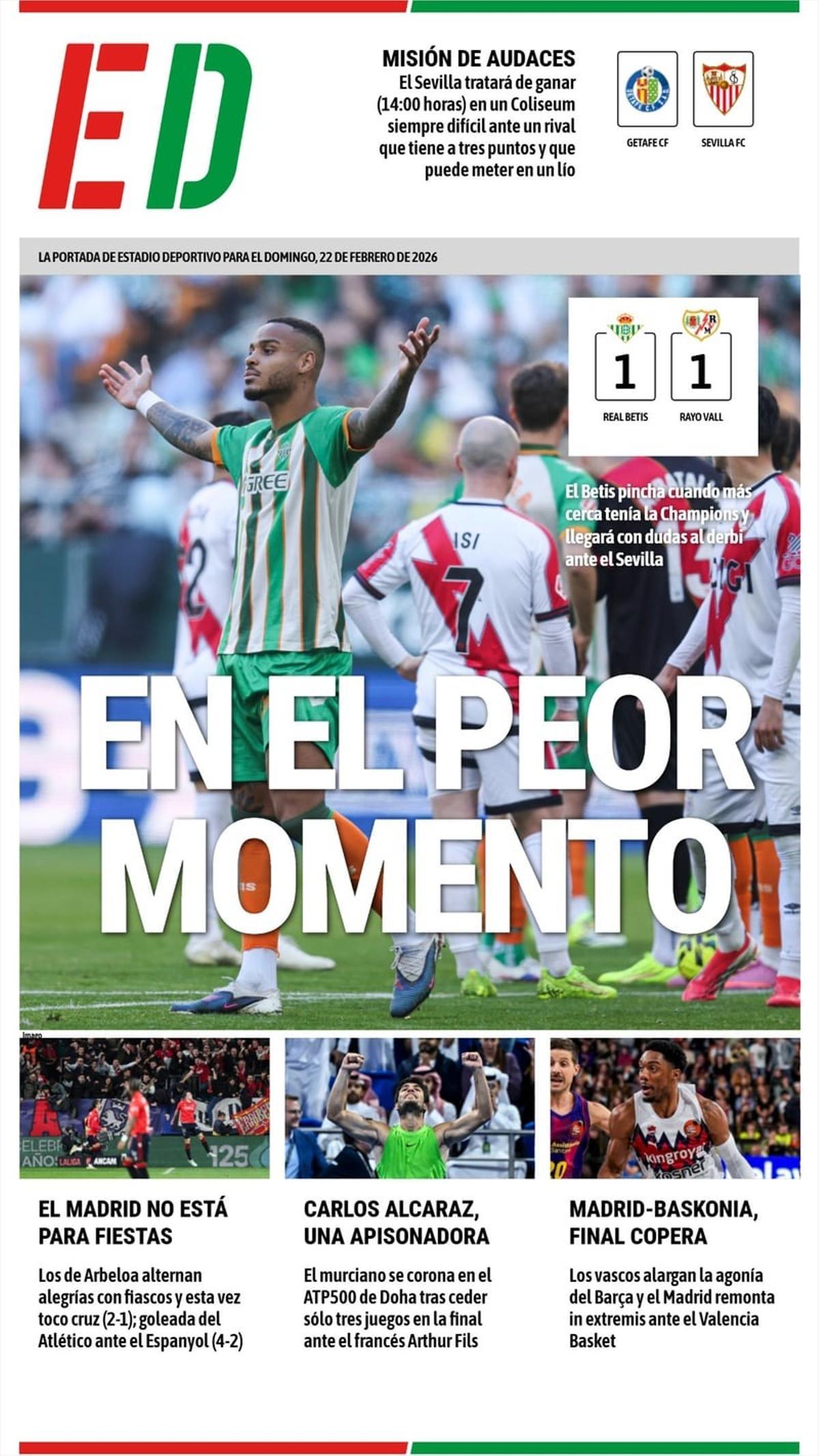 Las portadas de la prensa deportiva de hoy