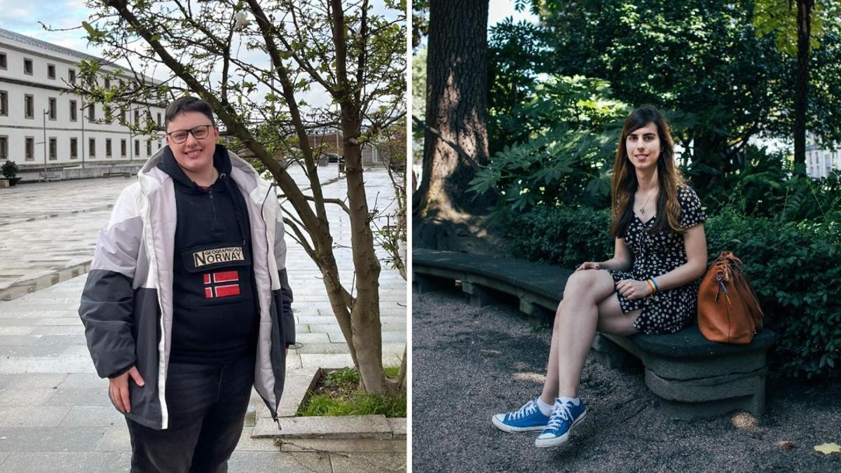 Christian Aneiros y Marta Alonso, usuarios de la ley trans aprobada en 2023