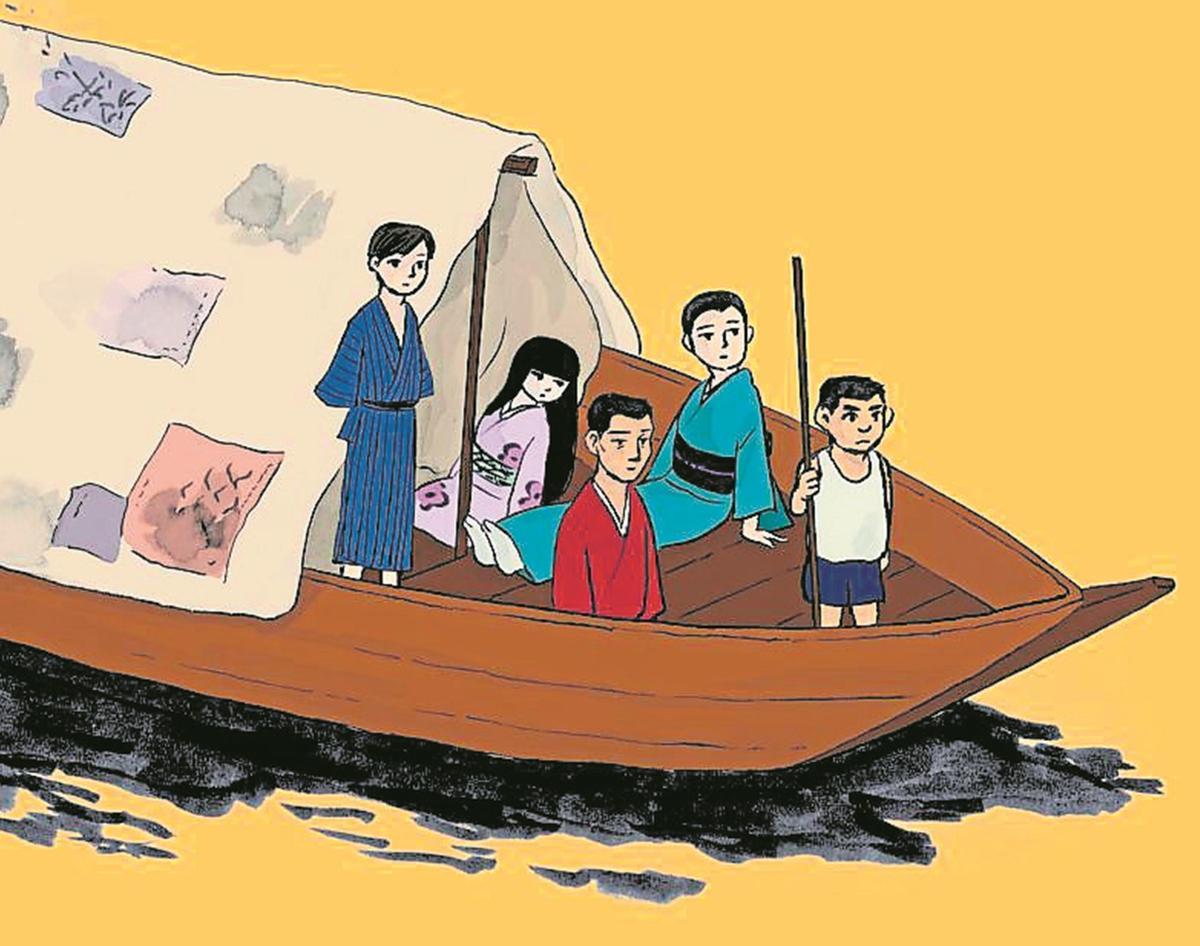 La barca de los cinco colores. Yoko Kondo y Gallo Nero