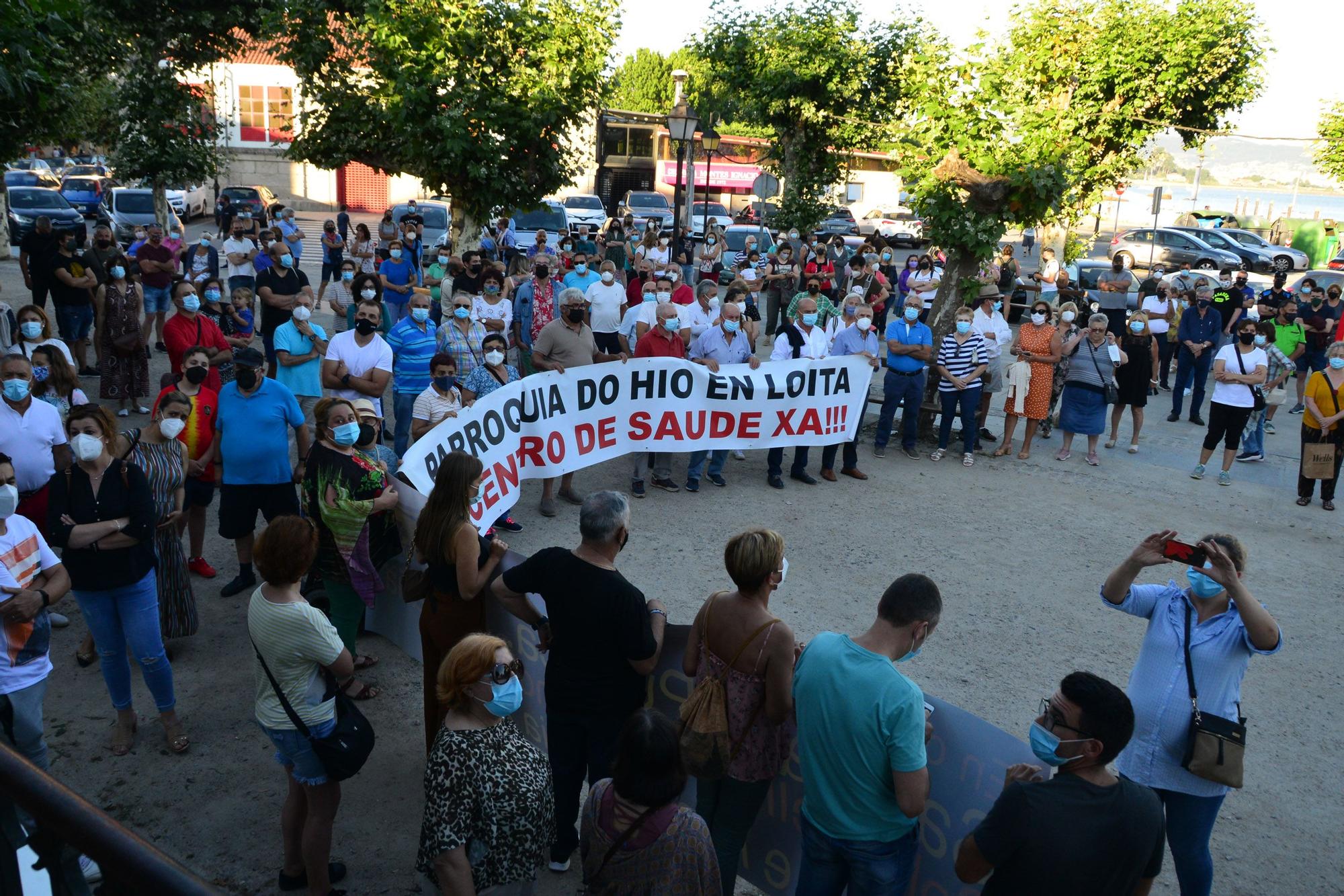 Marcha por la sanidad pública en Cangas