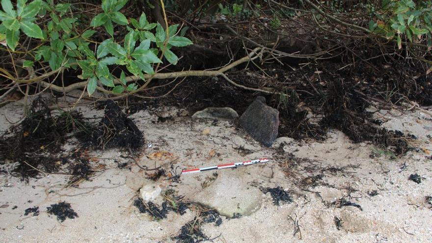Cortegada guarda una posible cista prehistórica en peligro de destrucción