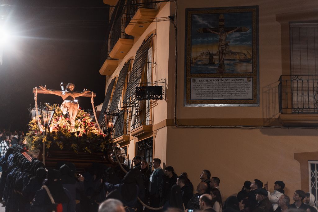 Las imágenes de la procesión del Cristo del Socorro en Cartagena