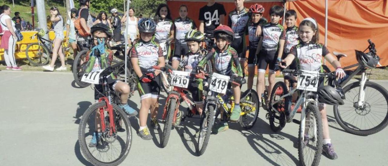 Equipo de Mini BTT del Coruxo. E A.