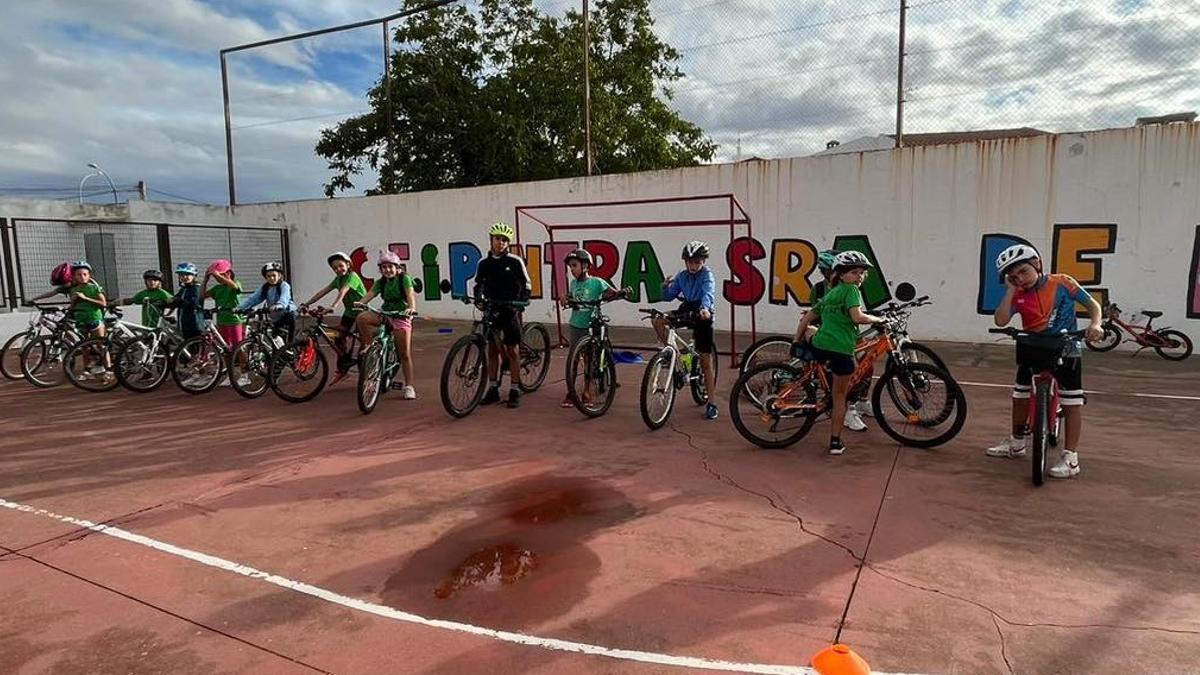 Bicicletas en una actividad de Itaca