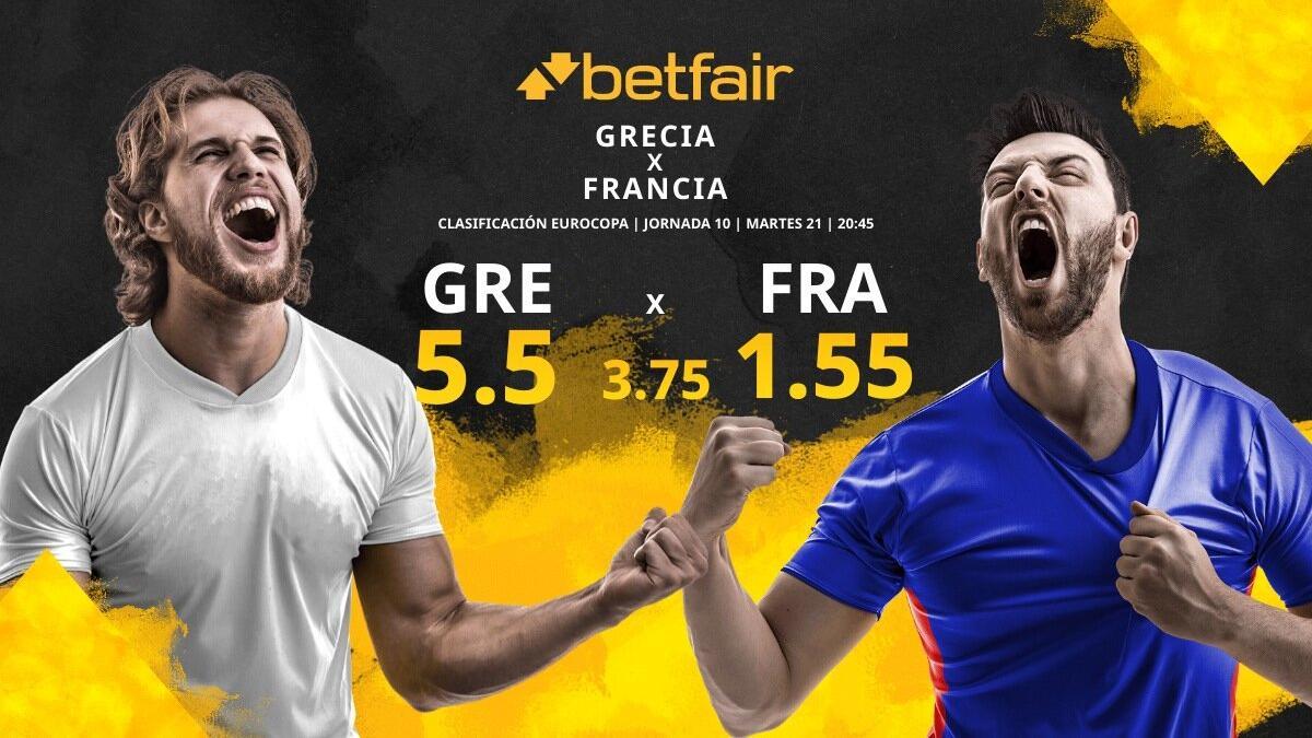 Grecia vs. Francia: horario, TV, estadísticas, clasificación y pronósticos