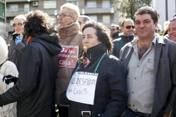 Fotogalería: Segunda jornada de huelga en Caja3