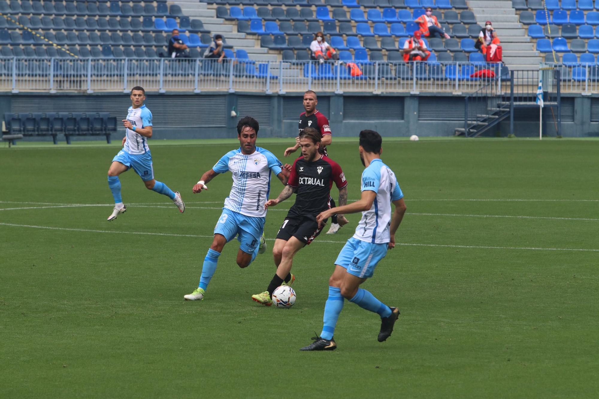 Las imágenes del Málaga CF - Albacete Balompié de LaLiga SmartBank