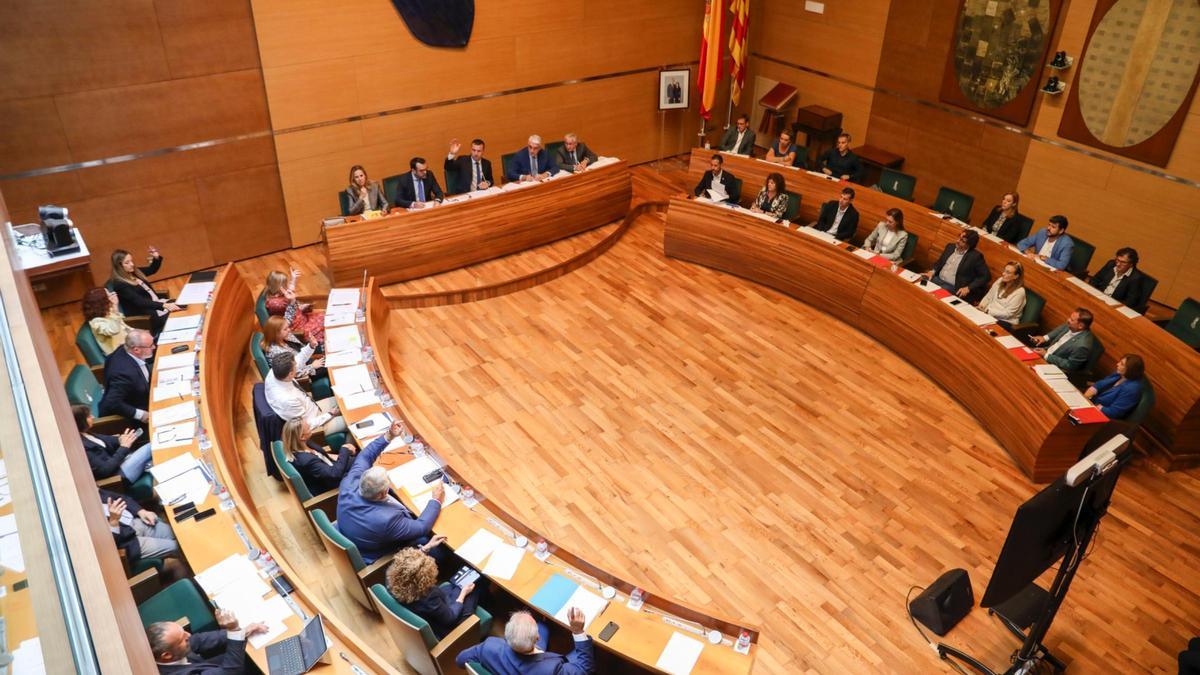 Pleno de este martes.