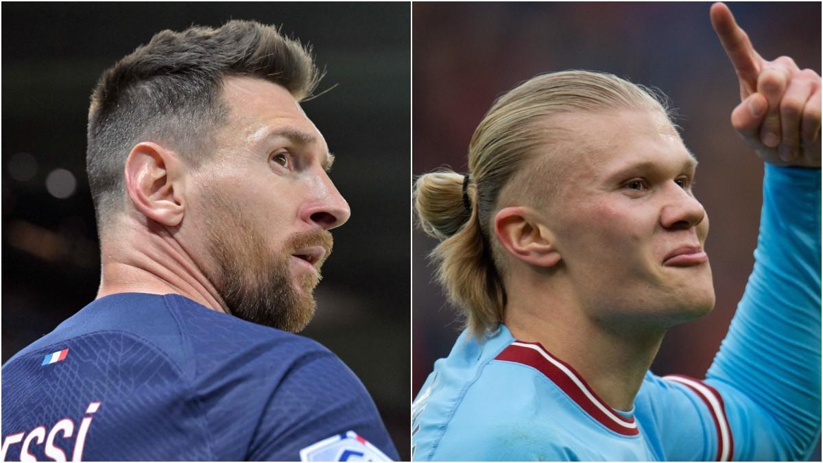 Messi y Haaland, los favoritos para llevarse el Balón de Oro
