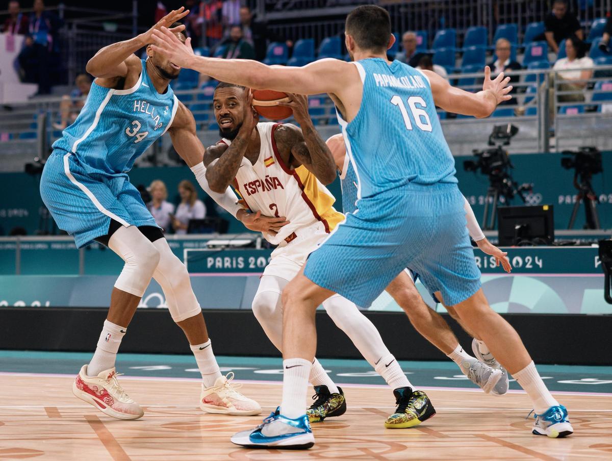Baloncesto en los Juegos Olímpicos: España - Grecia, en imágenes.