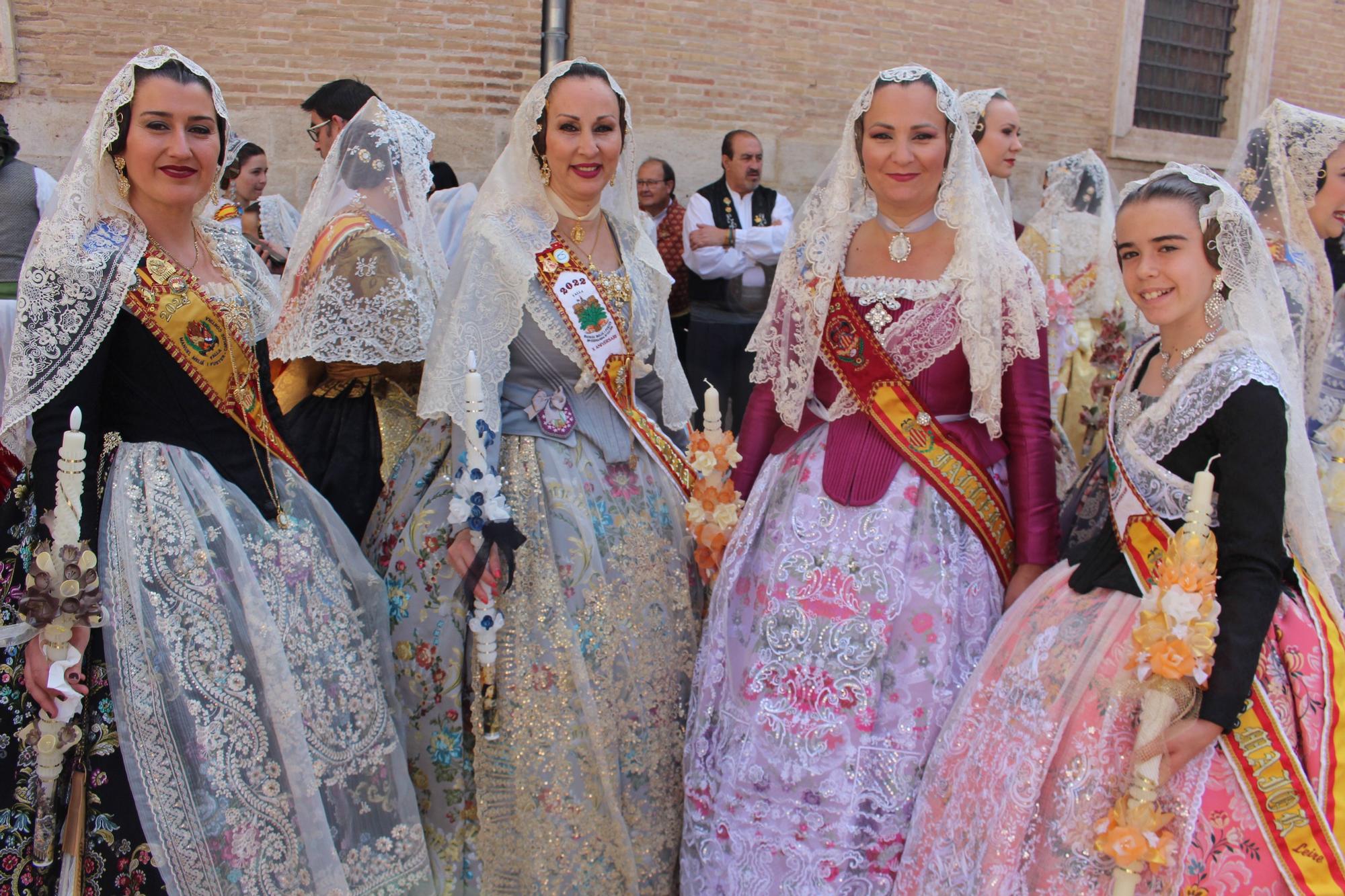 La fuerza de las Fallas en la Procesión de la Virgen (I)