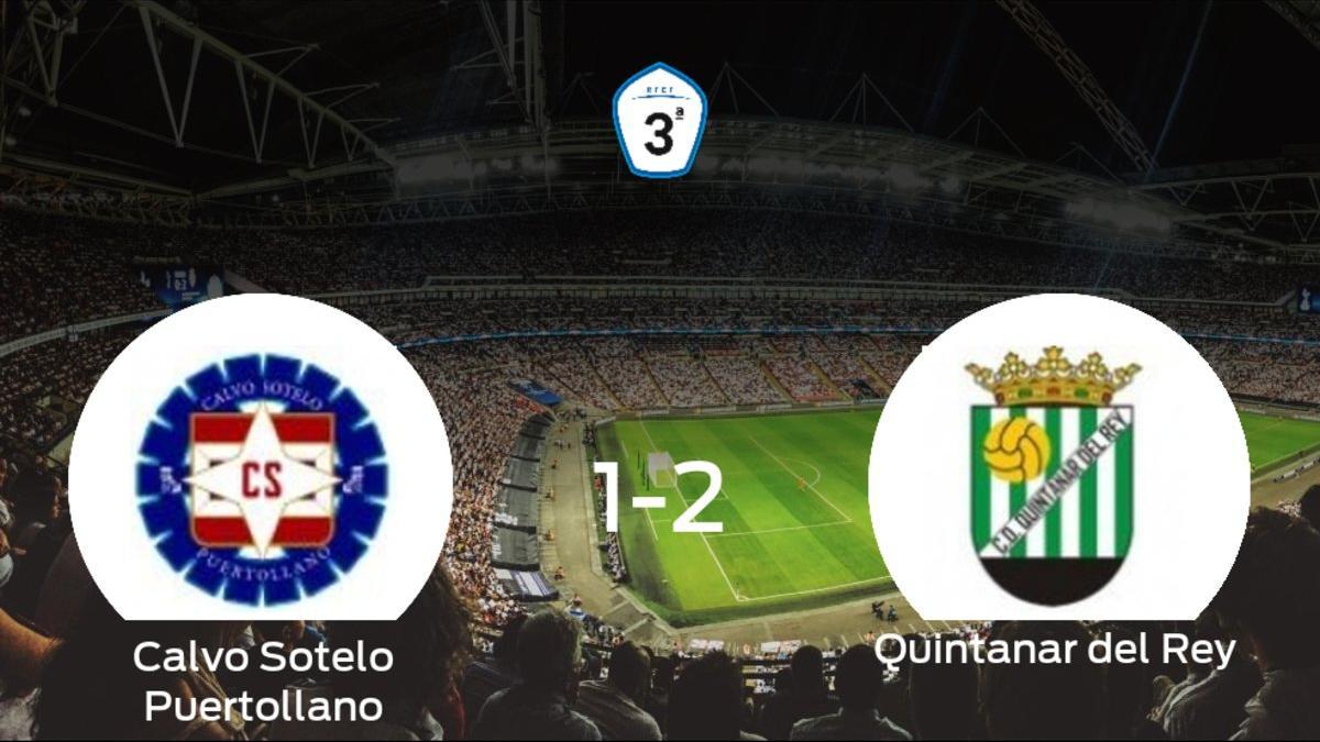 El Quintanar del Rey se lleva el triunfo después de vencer 1-2 al Calvo Sotelo Puertollano
