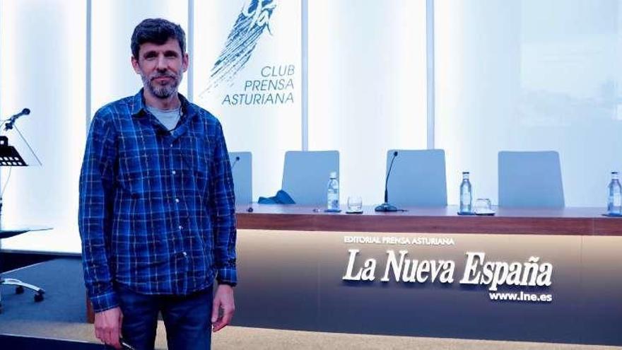 Daniel García, ayer en el Club Prensa Asturiana.