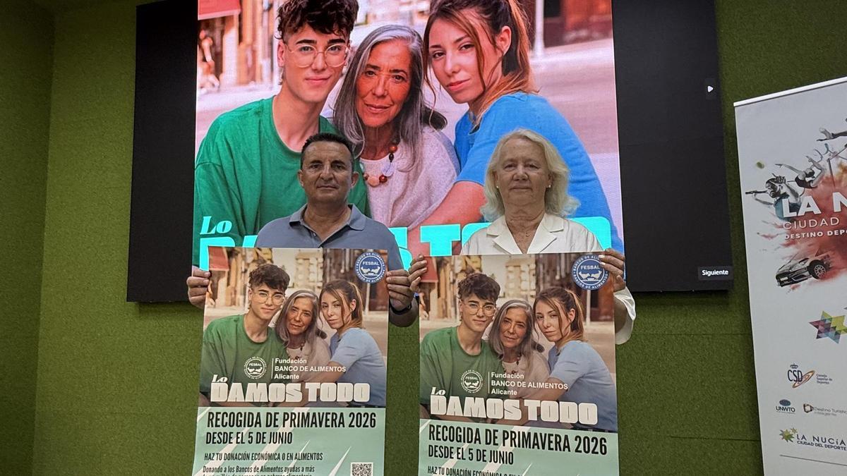 Un año más La Nucía se suma a la campaña “Recogida Primavera” de la Federación Española de Bancos de Alimentos (FESBAL).