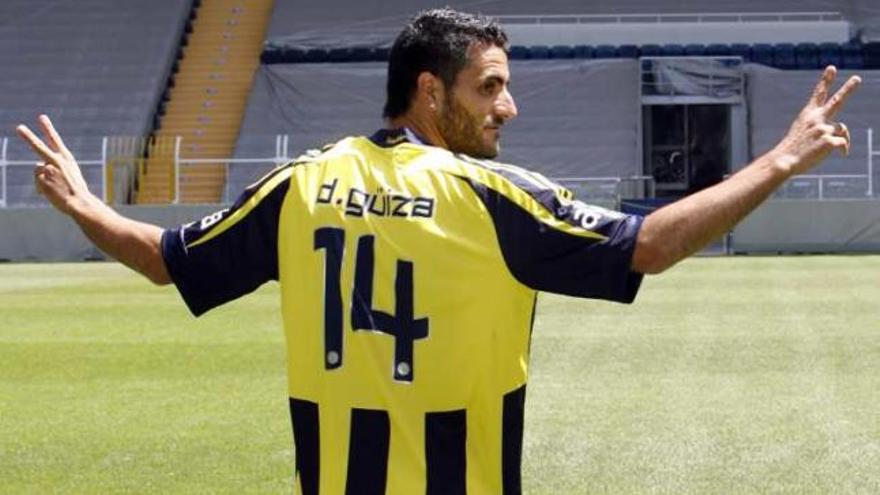 Dani Güiza, con la camiseta del Fenerbahce.