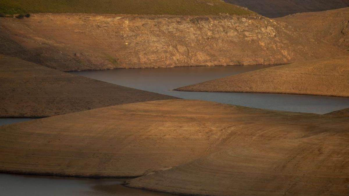 Embalse de As Portas, en Ourense.  